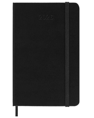 Moleskine Agenda 2026 Semanal Vertical Negro Pasta Dura