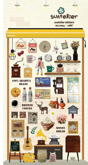 Suatelier 1014 Cafe PVC Stickers