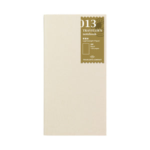 Traveler's Company Refill 013 Papel Ligero Regular