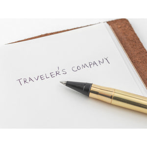Traveler´s Company Rollerball Pen Solid Brass