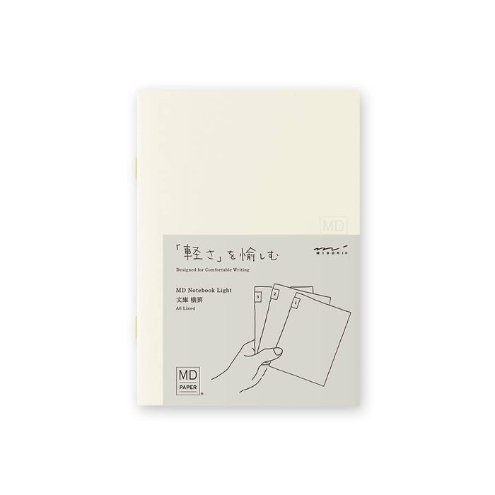 Midori MD Light set de 3 libretas Raya