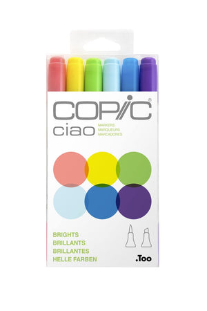 Copic Ciao Brights Set 6 Plumones