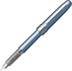 Platinum Plaisir Frosty Blue Pluma Fuente