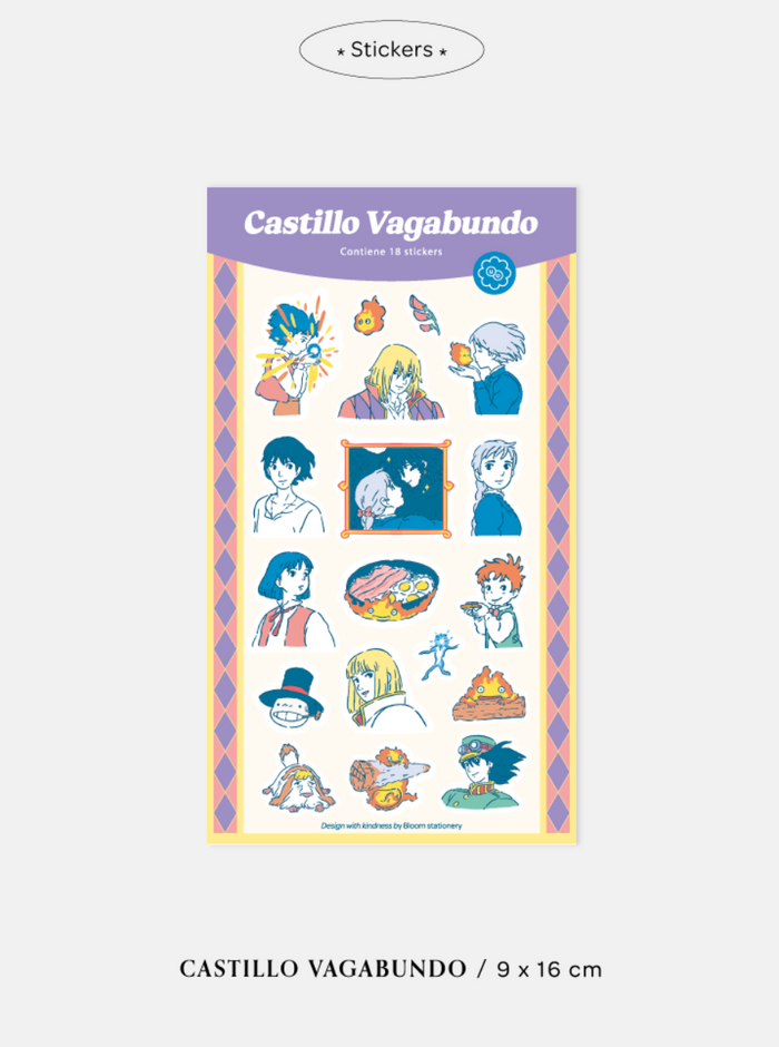 Bloom Castillo Vagabundo stickers
