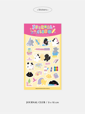 Bloom Journal Club Glittery Stickers