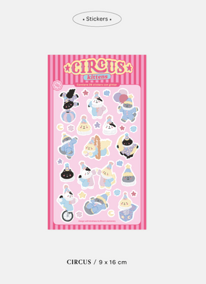 Bloom Circus Kittens Stickers