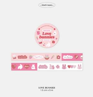 Bloom Washi Tape Love Bunnies