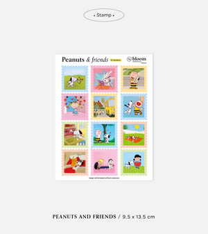 Bloom Peanuts & Friends Estampillas