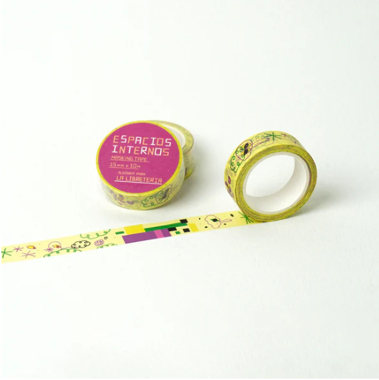 Libreteria Washi Tape Espacios Internos Doodles