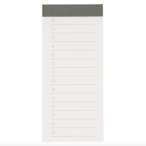 Muji Notepad Checklist