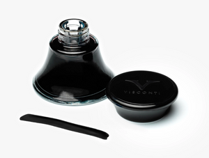 Visconti Glass Inkwell Black