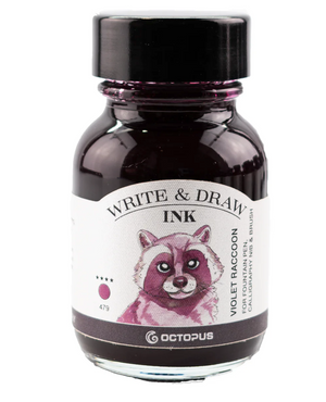 Octopus White & Draw Ink Violet Raccoon