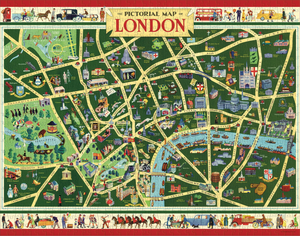 Cavallini Rompecabezas Map of London