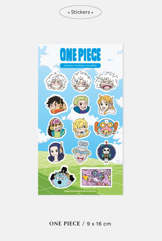 Bloom One Piece stickers