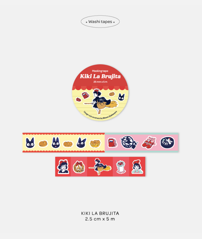 Bloom Washi Tape Kiki La Brujita