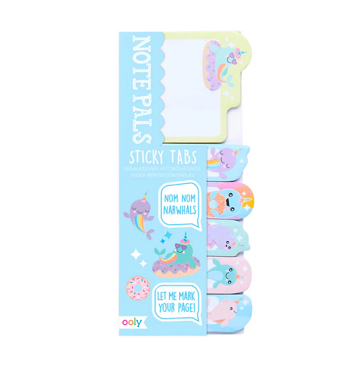 Ooly Sticky Tabs Nom Nom Narwhals