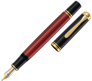 Pelikan Pluma Fuente Souveran M400 Red/Black
