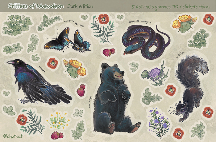 Chutkat Fauna Nuevo León Stickers