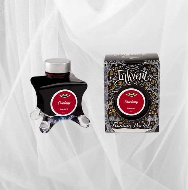 Diamine Inkvent Black Edition - Cranberry 50ml