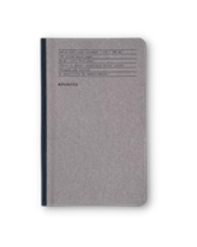 Apuntes Soft Cover Minagris-Lomo Negro