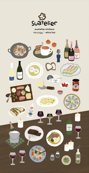 Suatelier 1134 Wine Bar Stickers