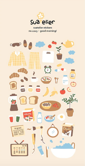 Suatelier 1123 Good Morning! Stickers