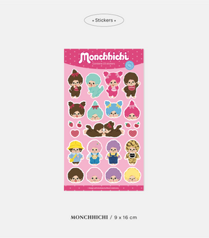 Bloom Monchhichi Stickers
