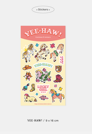 Bloom Yee-Haw! Stickers