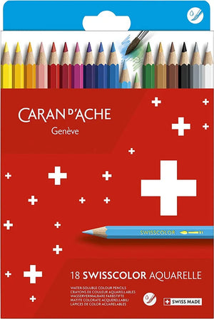 Caran d'Ache Swisscolor 18 Colour Set Acuareleable