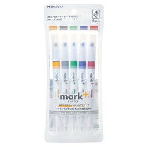 Kokuyo Dual Tone Marcadores Set 5 New