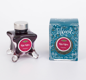 Diamine Inkvent Teal 2025 Chameleon Ruby Tafetta
