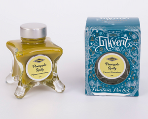 Diamine Inkvent Teal 2025 Chameleon Pigment Pineapple Spritz