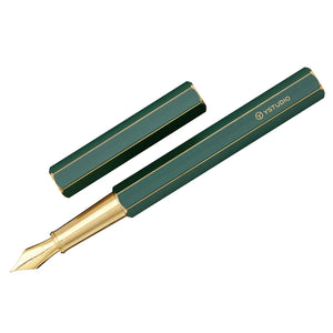 Y Studio Classic Revolve Green Pluma fuente