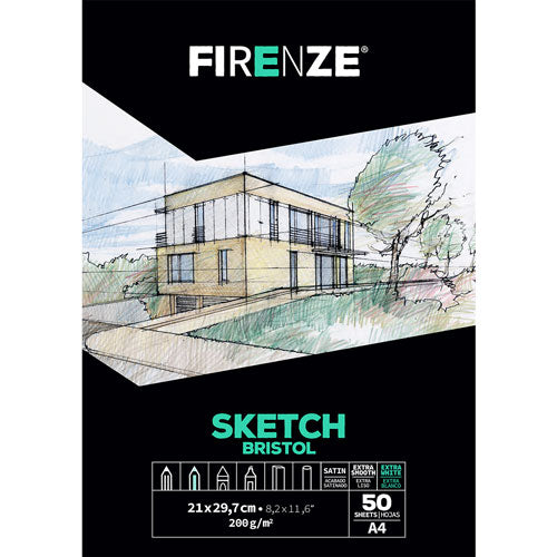 Firenze Sketch Bristol 200g Block de Arte