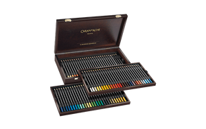 Caran d'Ache 76Colours Museum Aquarelle Caja de Madera