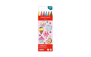 Caran d'Ache Set de 6 Fribralo Brush Kawaii Candy World