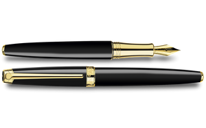 Caran d'Ache Leman Ebony Black Pluma fuente