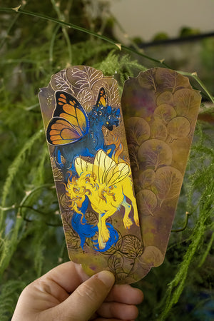 Chutkat Hojas Dos Unicornios Bookmark