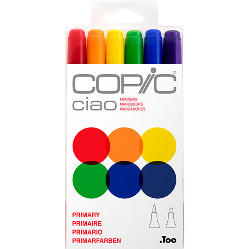 Copic Ciao Primarios Set 6 Plumones