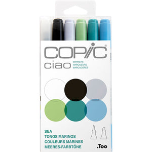 Copic Ciao Sea Set 6 Plumones