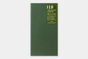 Traveler's Company Refill 018 Planeador Semanal Regular