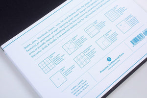 Grids & Guides, Notebook for visual thinkers Black