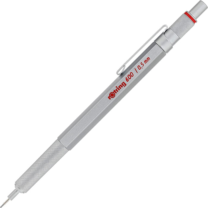 Rotring 600 Lapicero Mecánico 0.5mm Silver