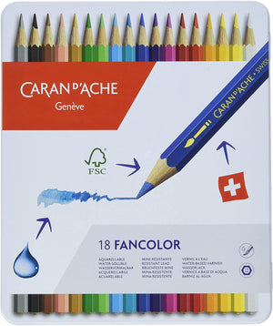 Caran d'Ache 18 Fancolor Lápices de colores