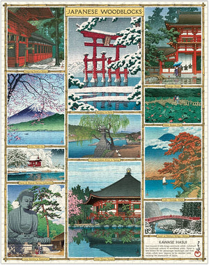 Cavallini Rompecabezas Japanese Woodblocks