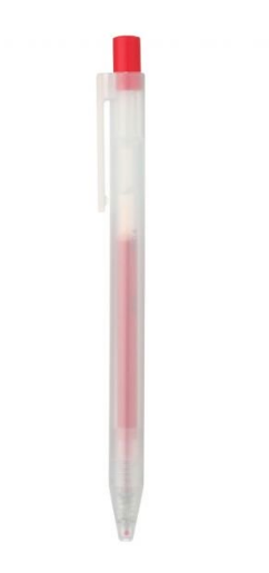 Muji Boligrafo Knock Gel Suave 0.5mm