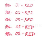 Pilot Estilografo Drawing Pen Rojo