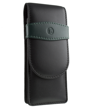 Pelikan Estuche de Piel Negro-Verde