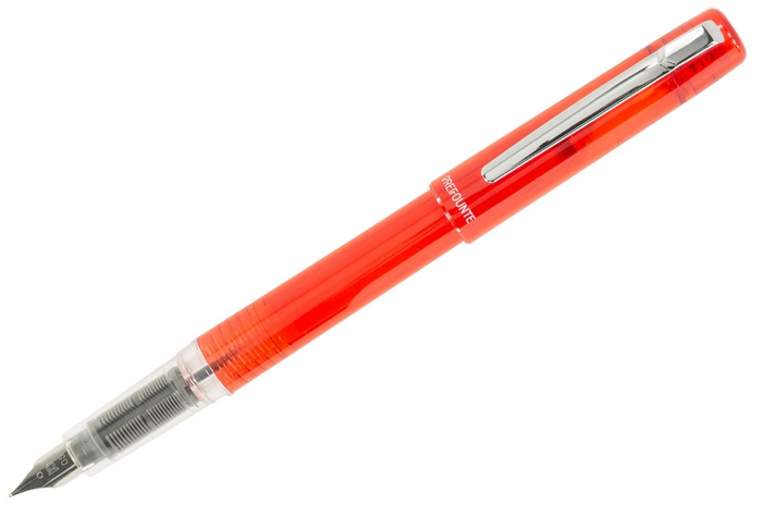 Platinum Prefounte Vermillion Orange Pluma Fuente
