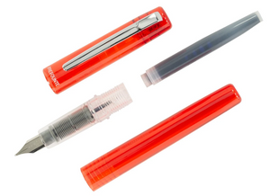 Platinum Prefounte Vermillion Orange Pluma Fuente